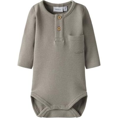 NAME IT herr Nbmbalon Ls Body, Vintage Khaki, Numeric_50, Vintage kaki, numeric_50 NAME IT herr Nbmbalon Ls Body, Vintage Khaki, Numeric_50, Vintage kaki, numeric_50