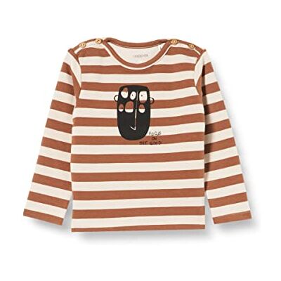 Noppies Baby Baby pojkar B Tee Ls Reno T-shirt, Cacoa Brown – P785, 50 cm Noppies Baby Baby pojkar B Tee Ls Reno T-shirt, Cacoa Brown – P785, 50 cm