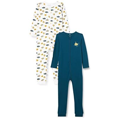 NAME IT Baby pojkar pyjamas småbarn, Legion blå, 68 cm NAME IT Baby pojkar pyjamas småbarn, Legion blå, 68 cm