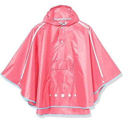 Playshoes Unisex barn regnponcho vikbar regnjacka regnrock regnkläder, ROSA, XL Playshoes Unisex barn regnponcho vikbar regnjacka regnrock regnkläder, ROSA, XL