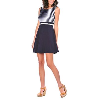 Mlle Lola klänning marin M (FR T2) Mlle Lola klänning marin M (FR T2)