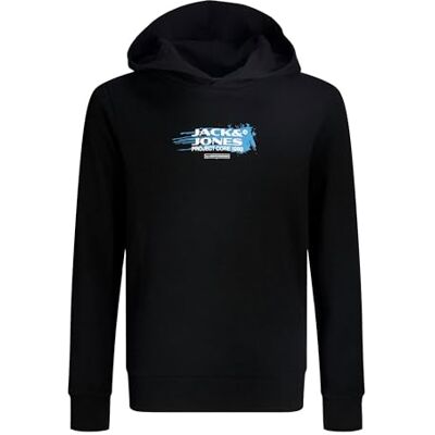 JACK & JONES JUNIOR Jcocondor Sweat Hood FST Jnr, svart, 152 JACK & JONES JUNIOR Jcocondor Sweat Hood FST Jnr, svart, 152
