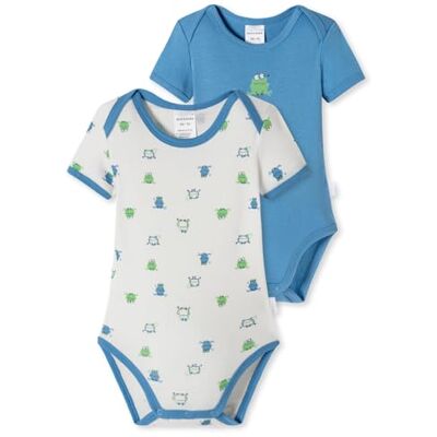 Schiesser Unisex Baby 2 PACK Bodies mit Arm 100% Organic Bio Baumwolle Größe 56 bis 104 Schiesser Unisex Baby 2 PACK Bodies mit Arm 100% Organic Bio Baumwolle Größe 56 bis 104