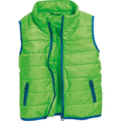 Playshoes Unisex barn quiltad väst, Grön, 74 cm Playshoes Unisex barn quiltad väst, Grön, 74 cm