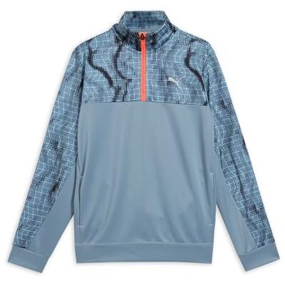 PUMA Tad Ess Aop Poly halvdragkedja B Crew Sweats (förpackning med 1) PUMA Tad Ess Aop Poly halvdragkedja B Crew Sweats (förpackning med 1)