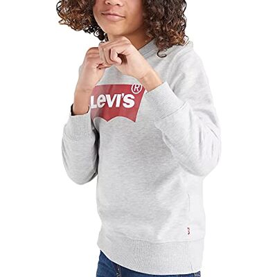 Levi's Levis pojkar fladdermusvinge rund hals sweatshirt pojke, grå ljunga, 12 år Levi's Levis pojkar fladdermusvinge rund hals sweatshirt pojke, grå ljunga, 12 år