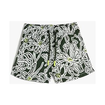 Koton Boys's sparkdräkt, dragsko, blommig, tryckt, avslappnat, badkläder, Khaki design (d63), 5-6 Jahre Koton Boys's sparkdräkt, dragsko, blommig, tryckt, avslappnat, badkläder, Khaki design (d63), 5-6 Jahre