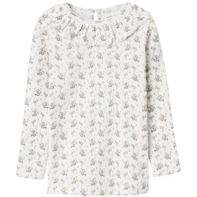 NAME IT Namn IT flicka Nmfgago Knä Ls Slim Top Lil Noos långärmad tröja, Kokosnötmjölk, 98 NAME IT Namn IT flicka Nmfgago Knä Ls Slim Top Lil Noos långärmad tröja, Kokosnötmjölk, 98