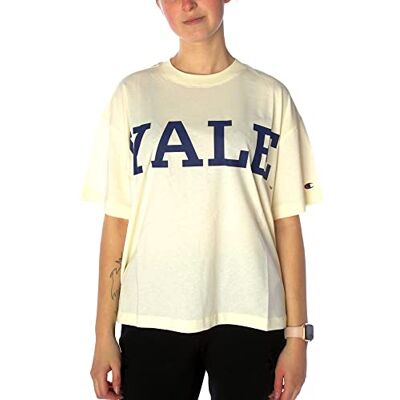 Champion Barn Och Ungdomar College S-S T-shirt, Vit, L Champion Barn Och Ungdomar College S-S T-shirt, Vit, L