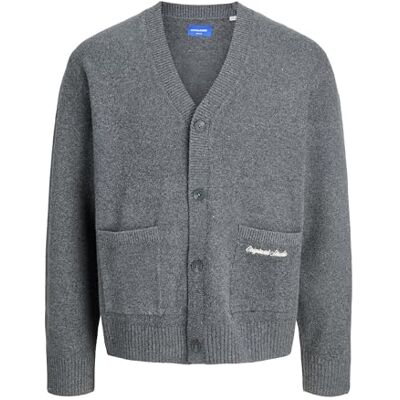 JACK & JONES JUNIOR Jornorrebro stickad kofta Jnr, Mörkgrå melange, 152 JACK & JONES JUNIOR Jornorrebro stickad kofta Jnr, Mörkgrå melange, 152