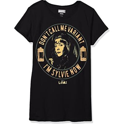 Marvel Little, Big Loki Sylvie AKA Enchantress Girls kortärmad t-shirt, svart, small, svart, S Marvel Little, Big Loki Sylvie AKA Enchantress Girls kortärmad t-shirt, svart, small, svart, S