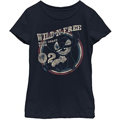 Disney flickor Americana Circle T-shirt, Marinblå, L Disney flickor Americana Circle T-shirt, Marinblå, L