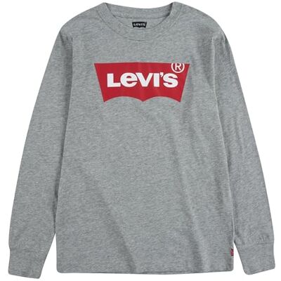 Levi's Kids -l/s fladdermusvinge t-shirt pojkar grå HEATHER 10 år, grå ljunga, 10 år Levi's Kids -l/s fladdermusvinge t-shirt pojkar grå HEATHER 10 år, grå ljunga, 10 år