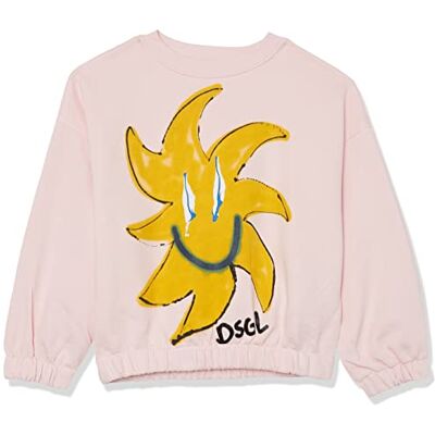 Desigual Tröja för flickor, röd, 8 År Desigual Tröja för flickor, röd, 8 År