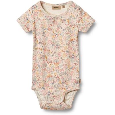 Wheat flicka body sparkbyxor S/S Linette GOTS certifierad Wheat flicka body sparkbyxor S/S Linette GOTS certifierad