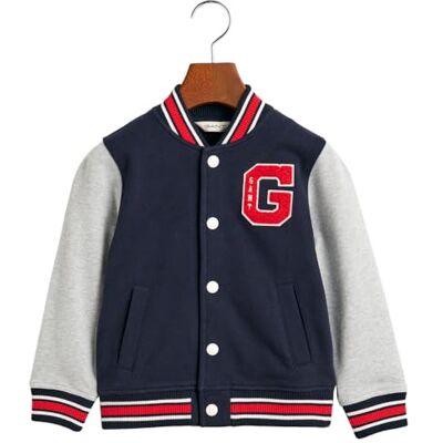 GANT unisex barn Varsity Sweat Jacket Tröja med huva GANT unisex barn Varsity Sweat Jacket Tröja med huva