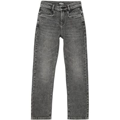 s.Oliver junior jeansbyxor, mammapassform, raka ben, 94z6,152, 94z6 grå, 152 s.Oliver junior jeansbyxor, mammapassform, raka ben, 94z6,152, 94z6 grå, 152
