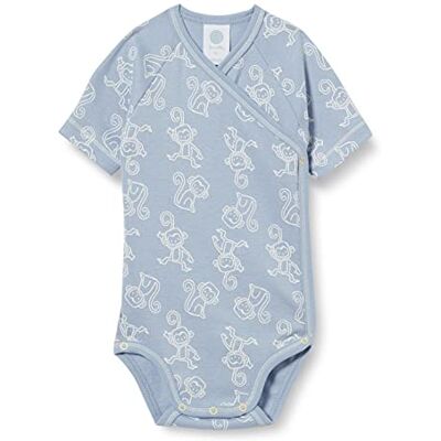 Sanetta Baby pojkar skötbody blå underkläder Sanetta Baby pojkar skötbody blå underkläder