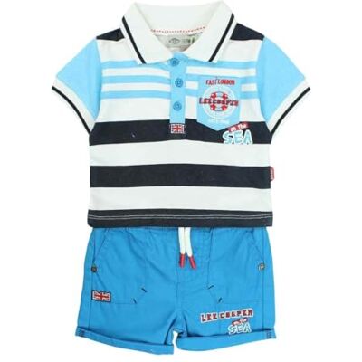 Lee Cooper babyset, kompletta babykläder, komfort och stil för spädbarn, modern design, blå, 18 månader, blå, 18 månader Lee Cooper babyset, kompletta babykläder, komfort och stil för spädbarn, modern design, blå, 18 månader, blå, 18 månader