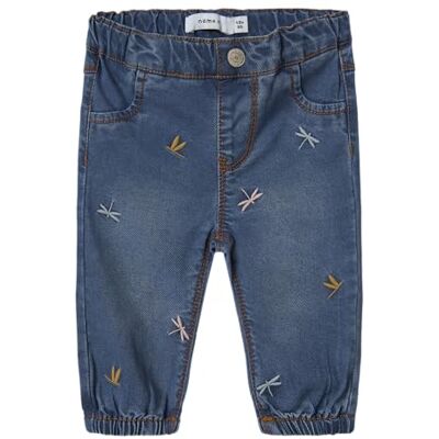 NAME IT Nbfrose Shaped R Emb Jeans 5321-Yb, Mellanblå denim, 50 NAME IT Nbfrose Shaped R Emb Jeans 5321-Yb, Mellanblå denim, 50