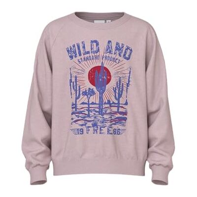 NAME IT Namn IT flicka Nkfveda Ls Nreg sweat unb, Burnished Lilac, 122-128 NAME IT Namn IT flicka Nkfveda Ls Nreg sweat unb, Burnished Lilac, 122-128