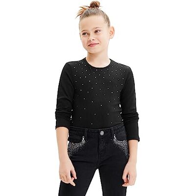 Desigual Ts_Patrizia-skjorta för flickor, svart, 4 år Desigual Ts_Patrizia-skjorta för flickor, svart, 4 år