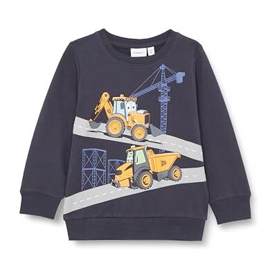 NAME IT NMMNESH JCB Sweat BRU BFU, Indiskt bläck NAME IT NMMNESH JCB Sweat BRU BFU, Indiskt bläck