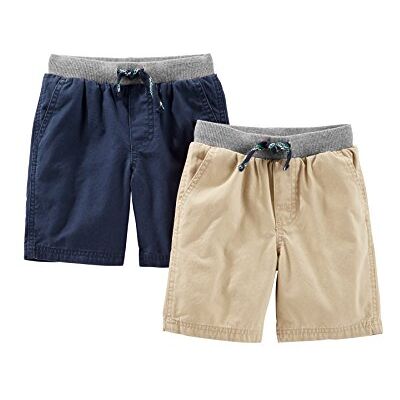 Simple Joys by Carter's Baby Boys' shorts (paket med 2) Simple Joys by Carter's Baby Boys' shorts (paket med 2)