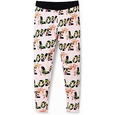 Desigual Trädgårdsleggings för flickor, röd, 8 År Desigual Trädgårdsleggings för flickor, röd, 8 År