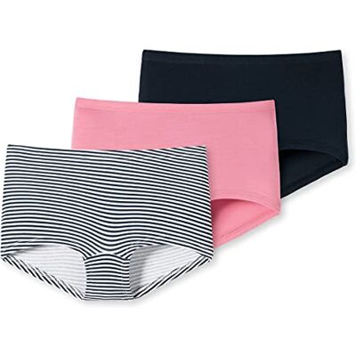 Schiesser Mädchen 3 PACK Unterwäsche Shorts weiches Bündchen 95/5 Organic Bio Baumwolle Größe 140 bis 176 Schiesser Mädchen 3 PACK Unterwäsche Shorts weiches Bündchen 95/5 Organic Bio Baumwolle Größe 140 bis 176
