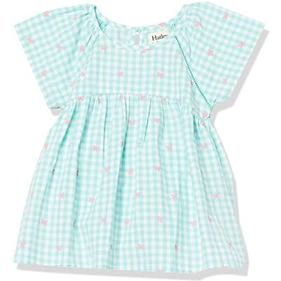 Hatley Baby flickor vävd klänning, Fjäril Gingham, 6-9 månader Hatley Baby flickor vävd klänning, Fjäril Gingham, 6-9 månader