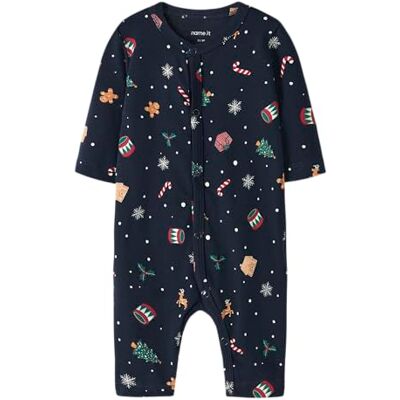 NAME IT Nbnvismas Ls Nightsuit, marinblå blazer, 74 NAME IT Nbnvismas Ls Nightsuit, marinblå blazer, 74
