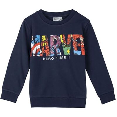 CERDÁ LIFE'S LITTLE MOMENTS Bomull borstad marvel sweatshirt unisex barn, Mörkblå, 5 år CERDÁ LIFE'S LITTLE MOMENTS Bomull borstad marvel sweatshirt unisex barn, Mörkblå, 5 år