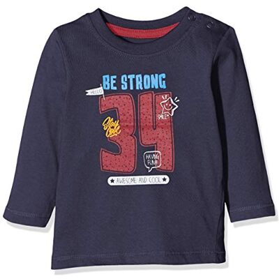 Blue Seven Bebisar pojkar mini långärmad tröja med bokstäver sweatshirt Blue Seven Bebisar pojkar mini långärmad tröja med bokstäver sweatshirt