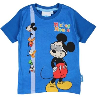 Disney Unisex barn Musse T-shirt, blå, 6 år, blå, 6 år Disney Unisex barn Musse T-shirt, blå, 6 år, blå, 6 år