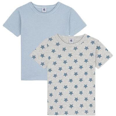 Petit Bateau Stjärntryck kortärmad t-shirt i bomull för barn, Variant 1, 24 M�nader Petit Bateau Stjärntryck kortärmad t-shirt i bomull för barn, Variant 1, 24 M�nader