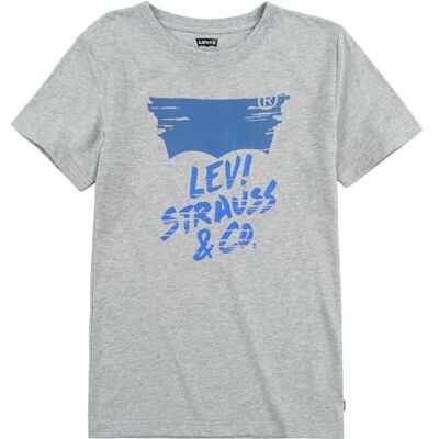 Levi's Kids POJKE LVB SKETCHED LOGO TEE SHIRT GRÅ 10år Levi's Kids POJKE LVB SKETCHED LOGO TEE SHIRT GRÅ 10år