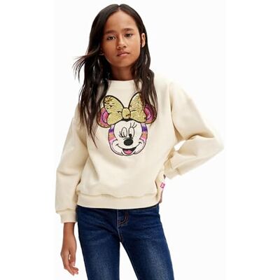 Desigual flicka stickad tröja långärmad tröja, Vit, 14 år Desigual flicka stickad tröja långärmad tröja, Vit, 14 år