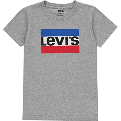 Levi's Pojkar Lvb sportkläder logotyp t-shirt, Grå ljung, 14 år Levi's Pojkar Lvb sportkläder logotyp t-shirt, Grå ljung, 14 år