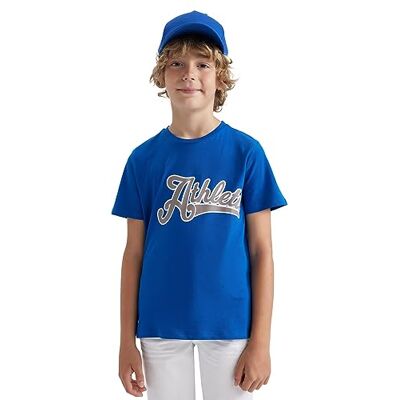 DeFacto T-shirt för pojkar, Kunglig, 4-5 år DeFacto T-shirt för pojkar, Kunglig, 4-5 år