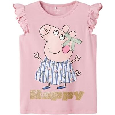 NAME IT Namn IT flicka Nmfamina Peppa Capsl Top Box Cplg, cameo rosa, 98 NAME IT Namn IT flicka Nmfamina Peppa Capsl Top Box Cplg, cameo rosa, 98