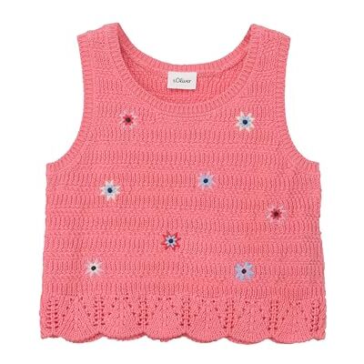 s.Oliver Flicka 2179363 topp av ajourstickning (1-pack), ROSA, 104 s.Oliver Flicka 2179363 topp av ajourstickning (1-pack), ROSA, 104