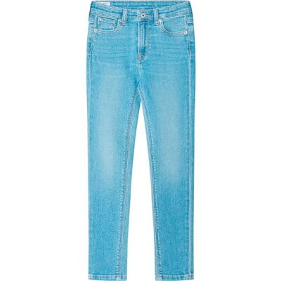 Pepe Jeans flickor smala jeans Hw Jr, Blå (denim Pg6), 10 år Pepe Jeans flickor smala jeans Hw Jr, Blå (denim Pg6), 10 år