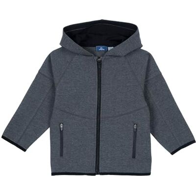 Chicco Jacka med dragkedja och huva sweatshirt barn, Mörkgrå, 18 månader Chicco Jacka med dragkedja och huva sweatshirt barn, Mörkgrå, 18 månader