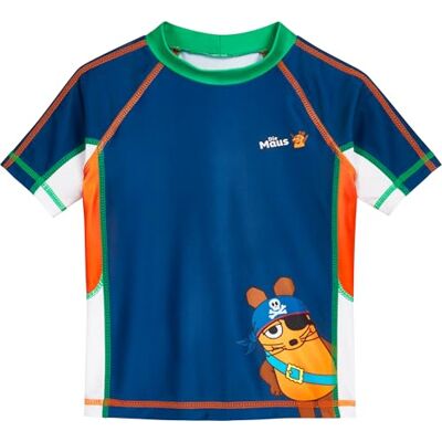 Playshoes UV-skydd bad t-shirt, Kortärmad pirat, 110-116 Playshoes UV-skydd bad t-shirt, Kortärmad pirat, 110-116