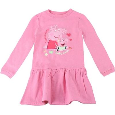 CERDÁ LIFE'S LITTLE MOMENTS Klänning för flickor Barnkläder Peppa Pig bekväm, färgglad daglig användning, Greta gris, 4 år CERDÁ LIFE'S LITTLE MOMENTS Klänning för flickor Barnkläder Peppa Pig bekväm, färgglad daglig användning, Greta gris, 4 år
