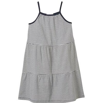 TOM TAILOR Flicka barn jerseyklänning med mönster, 35560 – marinblå vit Even Stripe, 92-98 TOM TAILOR Flicka barn jerseyklänning med mönster, 35560 – marinblå vit Even Stripe, 92-98