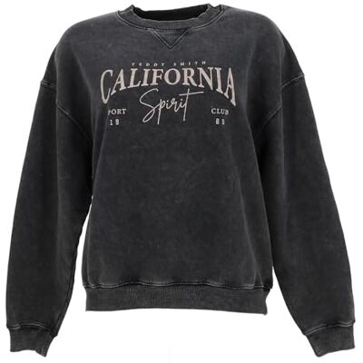 Teddy Smith S-Cali Wash Sweater Girl, svart, 14 �r Teddy Smith S-Cali Wash Sweater Girl, svart, 14 �r