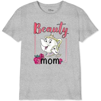 Disney "Beauty & The Beast Mrs Potts Beauty Mom" BODBEASTS001 T-shirt för barn, grå melange, storlek 12 år, Melange grå, 12 �r Disney "Beauty & The Beast Mrs Potts Beauty Mom" BODBEASTS001 T-shirt för barn, grå melange, storlek 12 år, Melange grå, 12 �r