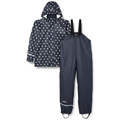 CareTec Flicka Rainwear set PU w/o fleece Regnbyxor, Dark Navy (778), 6-9 Months CareTec Flicka Rainwear set PU w/o fleece Regnbyxor, Dark Navy (778), 6-9 Months